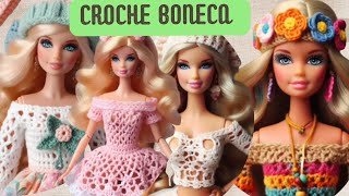 ROUPAS DE BONECA EM CROCHÊ FÁCIL IDEIAS RENTÁVEIS DYH crochê  tricô amigurumi costura [upl. by Bradwell903]