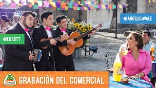 Comercial de JARRITOS Grabación  Angélica Vale y Los Tres Tristes Tigres [upl. by Det326]