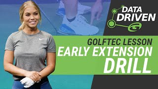 GOLFTEC Lesson  Early Extension Drill [upl. by Earaj]