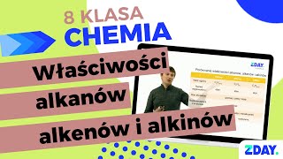 Porównanie właściwości alkanów alkenów i alkinów  Chemia 8 klasa [upl. by Odericus428]