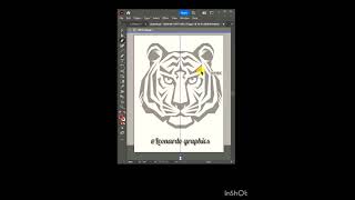 Mirror Tracing Effect in Adobe Illustrator  Illustrator  tutorial Graphics designer [upl. by Ahsahs733]