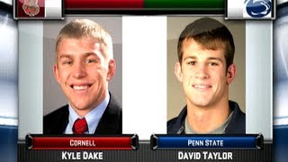 Kyle Dake vs David Taylor  2012 NWCA All Star Classic [upl. by Hotze]