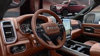 2025 Ram HD 2500 or 3500  INTERIOR Preview of the RAM Heavy Duty Facelift [upl. by Alecram]