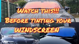 WATCH THISBefore You Tint Your Windscreen  Cameleon Tint Different Shades [upl. by Meunier728]