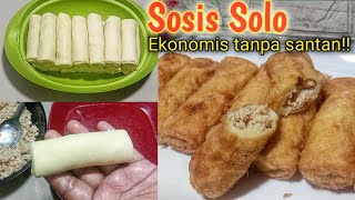 Sosis Solo Ekonomis jual 2000 udah untung banyak banget‼️Resep Sosis Solo Ekonomis tanpa santan‼️ [upl. by Haraf]