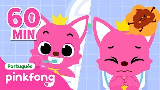 Mix  A Canção da Privada  Bons hábitos  Completo  Pinkfong Bebê Tubarão Canções para Crianças [upl. by Asenav]