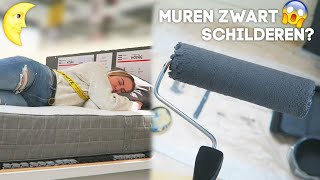 Slapen in IKEA amp Muren toch ZWART verven 😮  Bos Room Makeover 3 [upl. by Shulock]