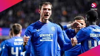 HIGHLIGHTS  Rangers 20 Ayr United  Scott Browns side ousted en route to QuarterFinal spot [upl. by Marigolda]