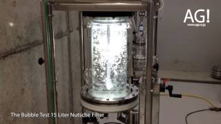 AG Nutsche Fliter Bubble Test Capacity 15 L [upl. by Notnilc]