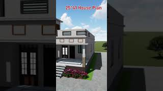 2541 House plan 2 Bedroom के साथ डिजाइन map 2बेडरूम नक्शा [upl. by Laertnom]