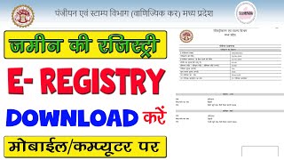 how to download plot registry online mp  How to Verify ERegistry  certified copy of eregistry [upl. by Claudina]