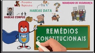 Direito Constitucional  Remédios Constitucionais [upl. by Caddric]