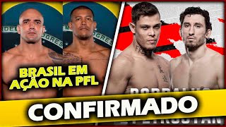 CAIO BORRALHO ENFRENTA PETROSYAN 5 BRASILEIROS EM AÇÃO NA PFL CAPPELLOZA RENAN PROBLEMA ABREU [upl. by Zetnwahs546]