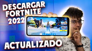 Como DESCARGAR FORTNITE Para ANDROID 2022 ACTUALIZADO [upl. by Illa]