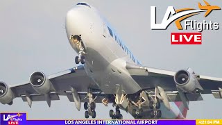 🔴LIVE LAX Airport  LAX LIVE  LAX Plane Spotting [upl. by Lupien]