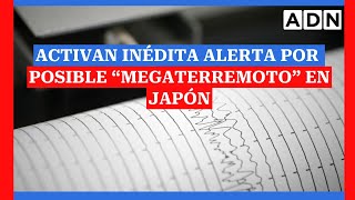 Activan inédita alerta por posible “megaterremoto” en Japón [upl. by Edge]