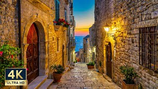 Giovinazzo Italy 🇮🇹 4K Puglia Evening Walking Tour 2024 [upl. by Otsirave]