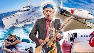 Keith Richards Lifestyle  Net Worth Fortune Car Collection Mansion [upl. by Tarrant]