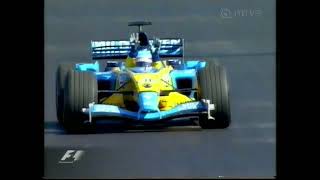 Hungaroring 2003 GP Viimeinen kierros  Alonso voittaa ensimmäisen kerran urallaan Kimi toinen [upl. by Eyks109]