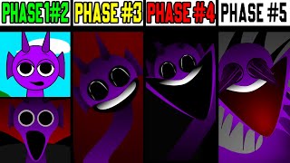 Phase 1 VS Phase 2 VS Phase 3 VS Phase 4 VS Phase 5 in Incredibox Sprunki [upl. by Adnohsad125]