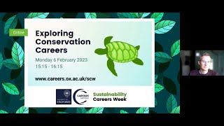 Exploring Conservation Careers Panel Discussion [upl. by Albric]