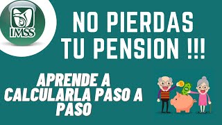 ¿COMO CALCULAR TU PENSION IMSS 2020 IMSS PENSIONES [upl. by Amliv]