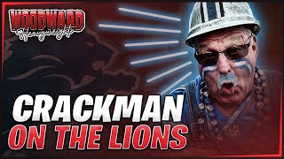 Detroit Lions BIGGEST FAN quotCrackmanquot Joins the Show [upl. by Annaul]