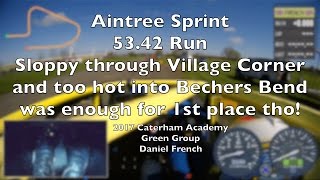 2017 Caterham Academy  Aintree Sprint  1st Place Green Group 5342 Run [upl. by Yllak]