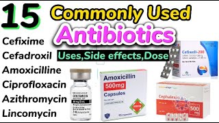 Commonly used antibiotics Antibiotic usesnursing [upl. by Powers460]