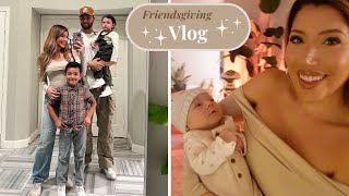 Friendsgiving Vlog 🦃🤍🥹 [upl. by Elfreda783]