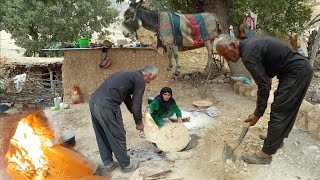 The nomadic life of Irans Zagros  the construction of a fire pit by Gul Mohammad [upl. by Naam]