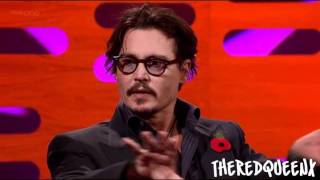 Johnny Depp amp Ricky Gervais on the Graham Norton show 13 [upl. by Gerty]