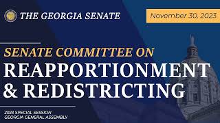 113023 Senate Committee on Reapportionment amp Redistricting [upl. by Modie347]