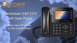 Grandstream GXP2170 Review  Best Value IP Phone Today [upl. by Tippets]