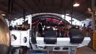 X2 Front Row POV Extreme Roller Coaster Six Flags Magic Mountain [upl. by Adnohsirk]