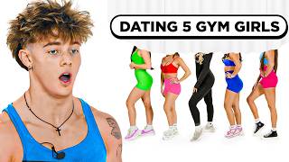 Blind Dating 5 Girls By Gym Outfit [upl. by Oile]