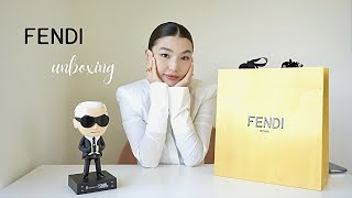 FENDI NEW BAG UNBOXING  MINI BAGUETTE ReviewReaction [upl. by Ardnekal]