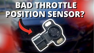 SYMPTOMS OF A BAD THROTTLE POSITION SENSOR [upl. by Ogirdor]