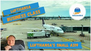 Inside Lufthansas small Airbus A319 Business Class to Milan 🇮🇹 ⎢ Flightreport ✈️⎢thevacationworld [upl. by Demaggio948]