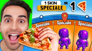 1 NUOVA SKIN  1 PIZZA SU STUMBLE GUYS [upl. by Eirelav688]