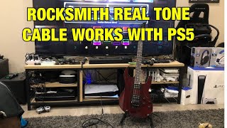 ROCKSMITH REAL TONE CABLE WORKS WITH PS5 [upl. by Tomasine]