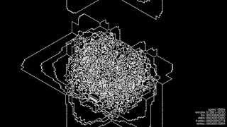 Langtons ant with triangles 3 300k steps per second [upl. by Tallou]