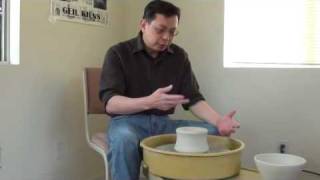 9 Learning TapCentering Clay before Trimming with HsinChuen Lin [upl. by Assetal]