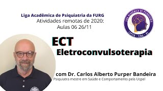 ECT Eletroconvulsoterapia com Dr Carlos Alberto Purper Bandeira [upl. by Aneeuqal]