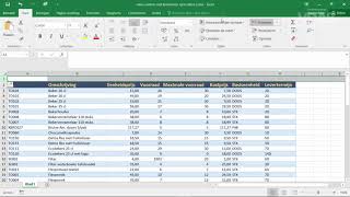 MS Office 365  Excel Intro Excel  Werken met kolommen rijen en cellen 2 [upl. by Brinson65]