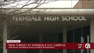 New threat at Ferndale High School campus students released early [upl. by Connelly]