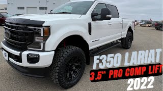 2022 F350 Lariat Pro Comp Lift on 35” Nitto Ridge Grapplers [upl. by Galliett]