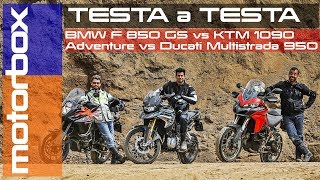 BMW F 850 GS vs Ducati Multistrada 950 vs KTM 1090 Adventure [upl. by Izogn]