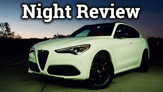 2020 Alfa Romeo Stelvio Luxury Night Review [upl. by Eeluj]