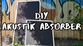 Akustik Absorber selber bauen Anleitung  DIY Studio Tutorial [upl. by Chappell884]